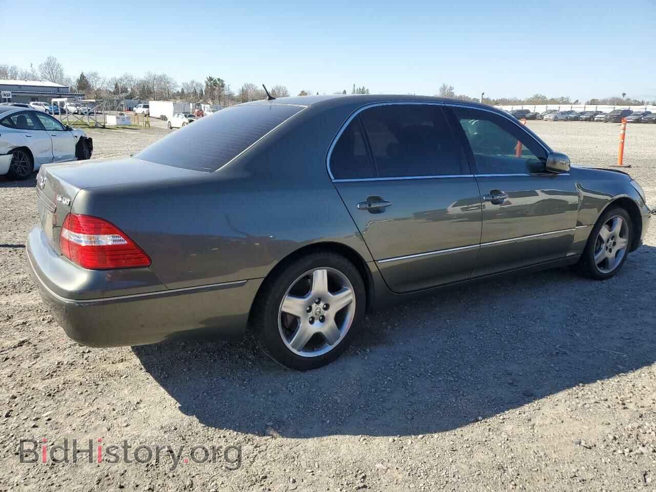 2005 LEXUS LS430 - VIN: JTHBN36F755018222 - Фото 3