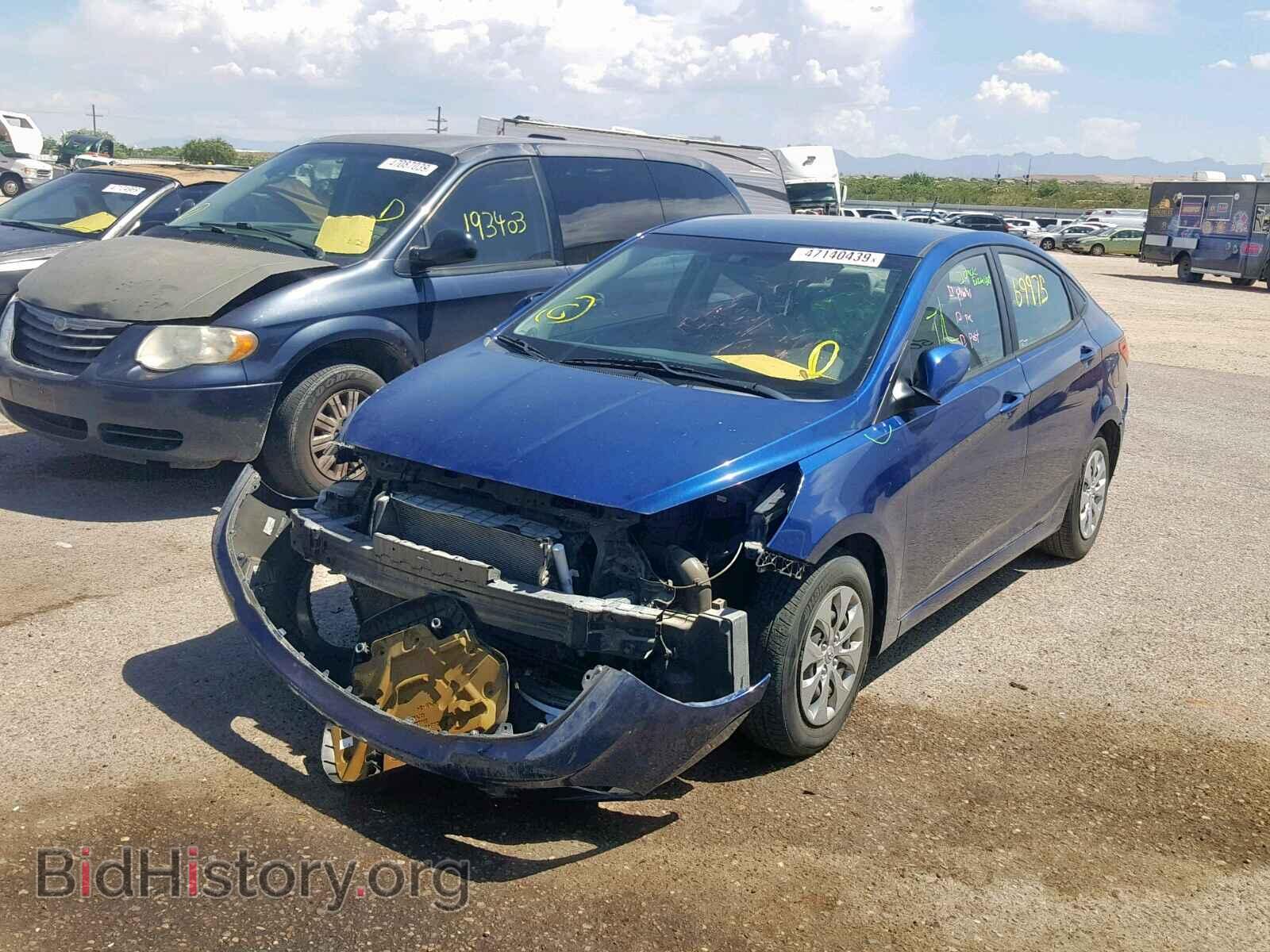 2016 HYUNDAI ACCENT - VIN: KMHCT4AE6GU950545 - Фото 2