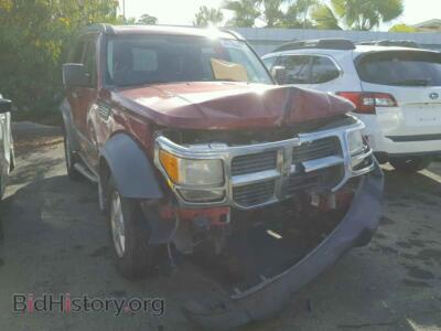 2007 Dodge NITRO, red — VIN 1D8GU28K87W578635, Copart