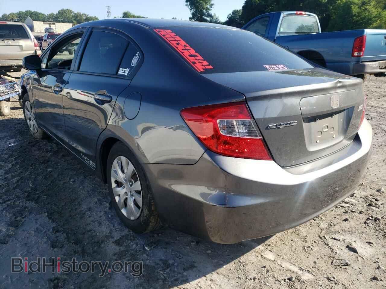 2012 HONDA CIVIC - VIN: 2HGFB2F57CH317665 - Фото 3