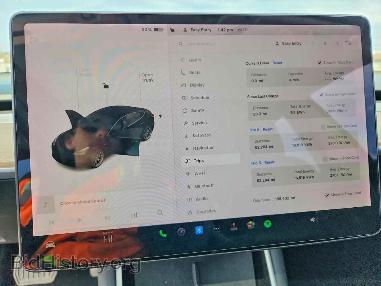2019 TESLA MODEL 3 - VIN: 5YJ3E1EB0KF209581 - Photo 9