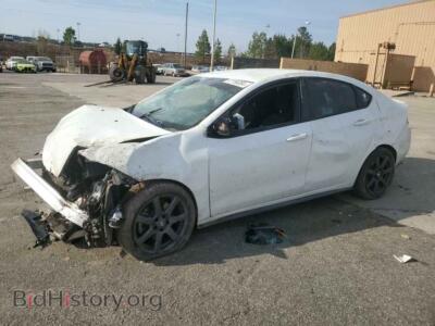 2015 Dodge DART SXT, white — VIN 1C3CDFBB9FD200383, Copart