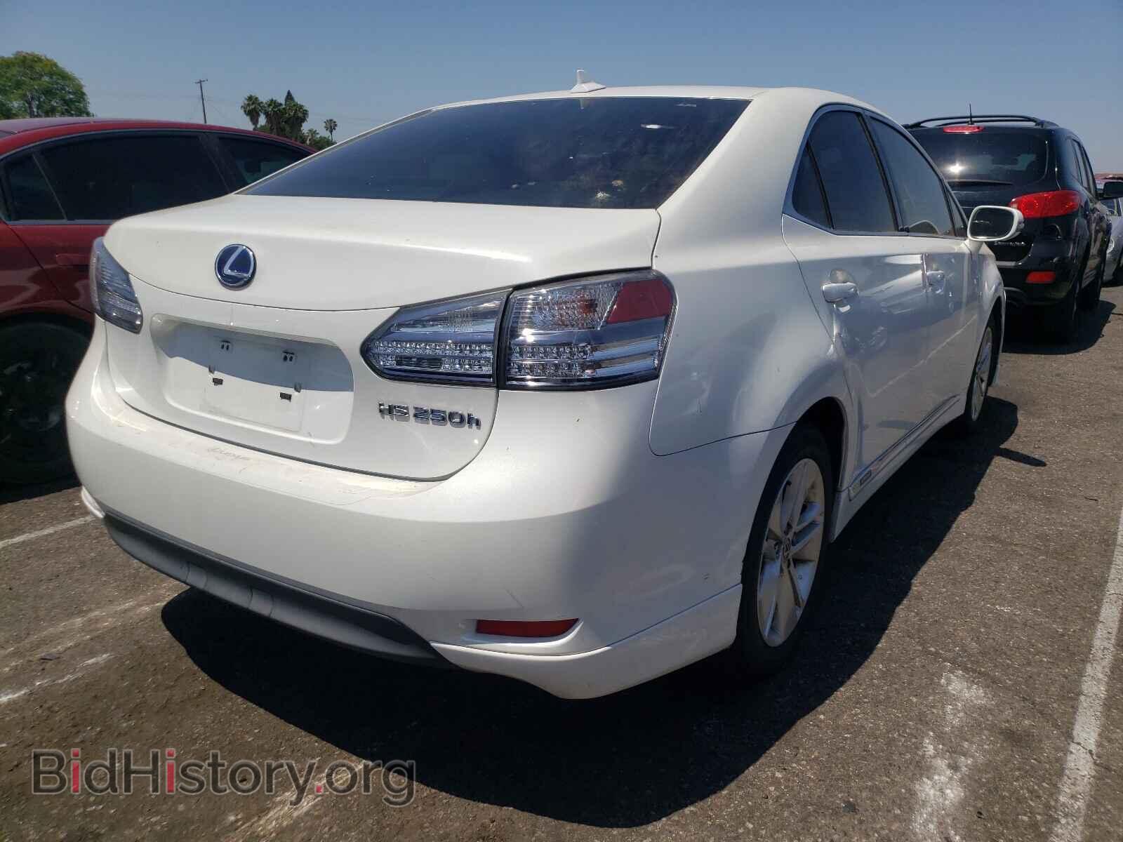 2011 LEXUS HS - VIN: JTHBB1BA1B2045565 - Photo 4