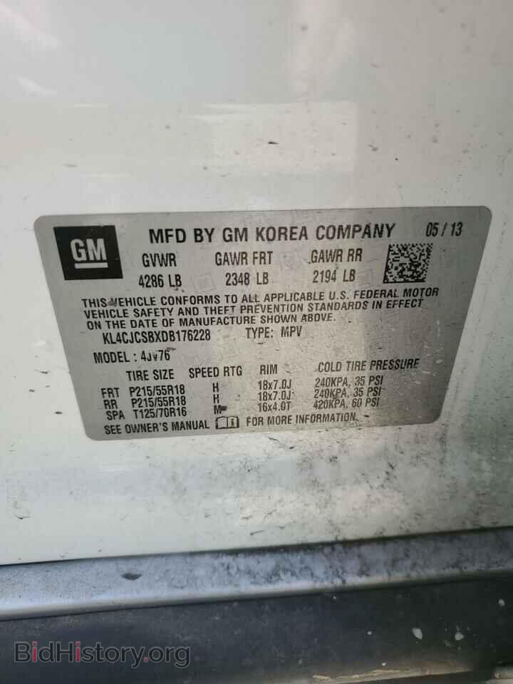 2013 BUICK ENCORE - VIN: KL4CJCSBXDB176228 - Photo 13