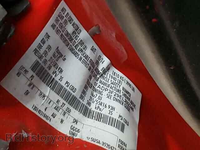 2014 FORD FOCUS - VIN: 1FADP3F29EL292348 - Фото 10