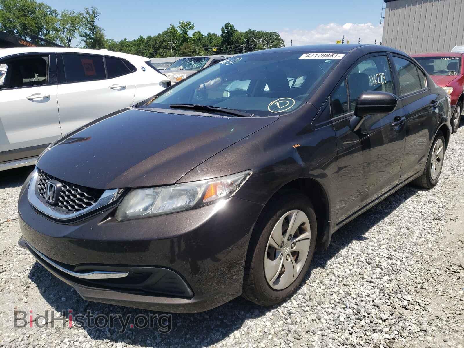 2014 HONDA CIVIC - VIN: 2HGFB2F58EH516968 - Фото 2