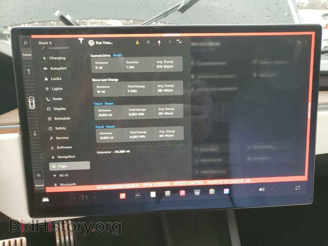 2022 TESLA MODEL S - VIN: 5YJSA1E50NF493641 - Photo 9