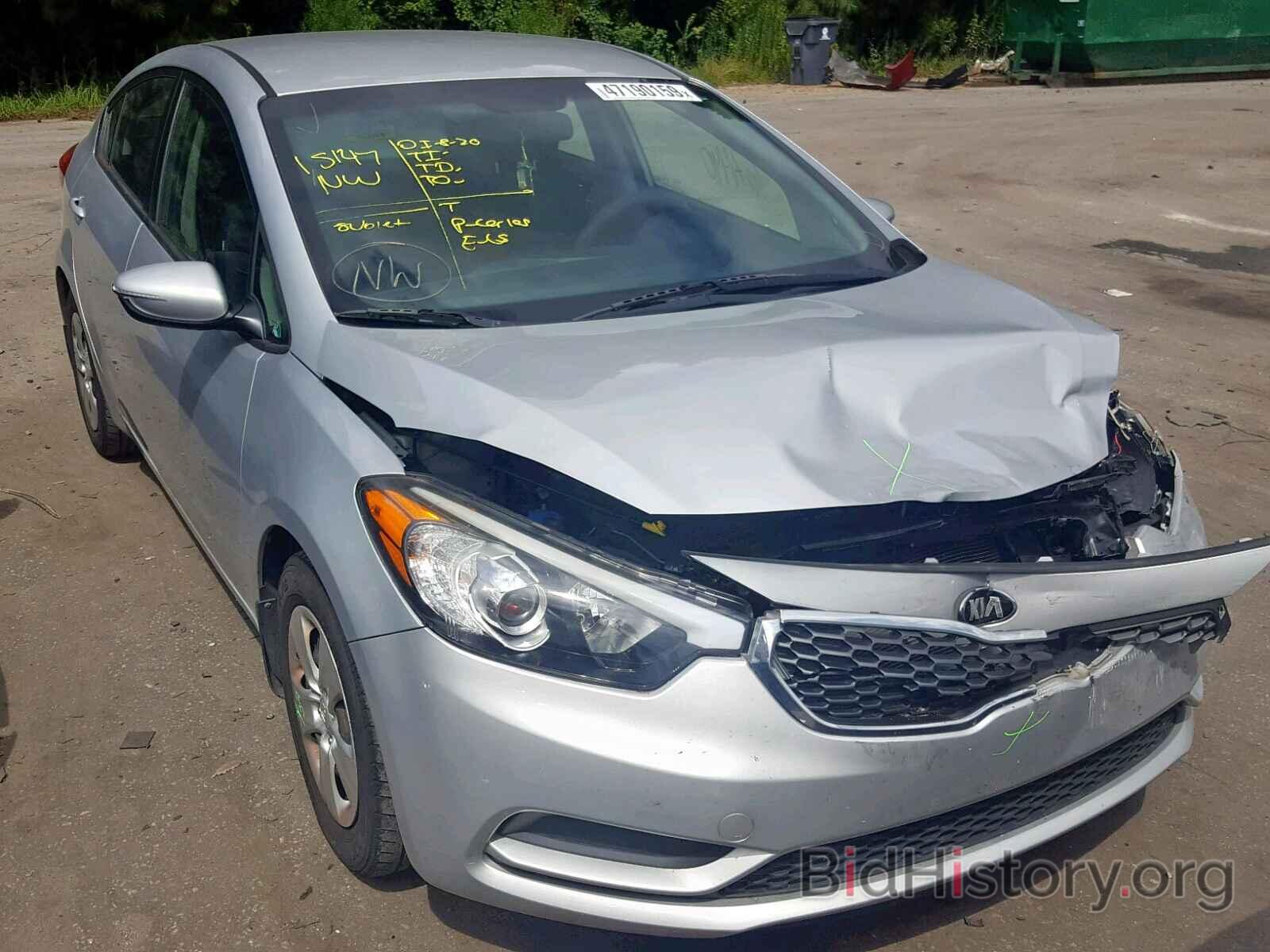 Photo KNAFX4A68F5348041 - KIA FORTE LX 2015