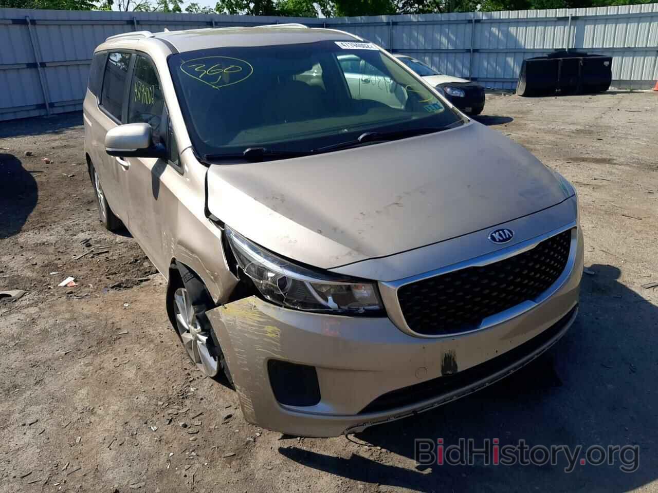 Photo KNDMB5C13G6145554 - KIA SEDONA 2016