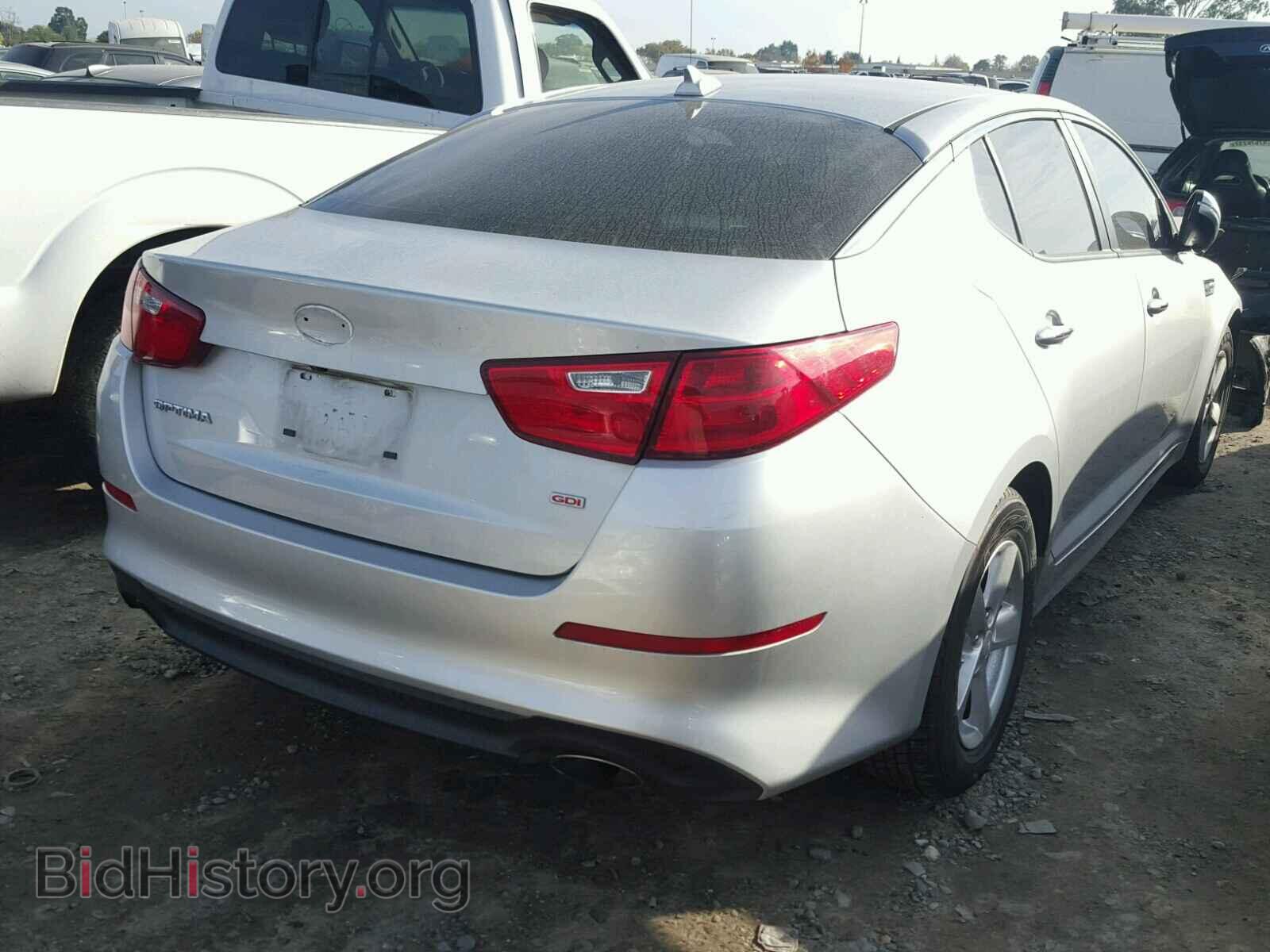 2014 KIA OPTIMA - VIN: KNAGM4A78E5515549 - Фото 4