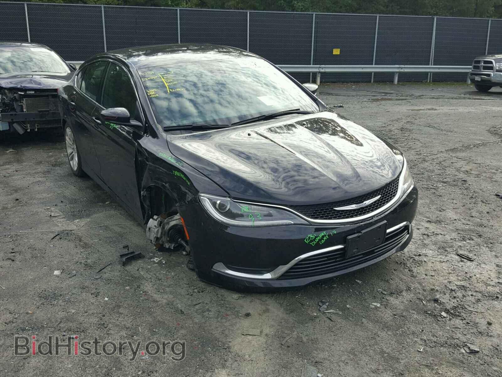 Фотография 1C3CCCAB0GN104575 - CHRYSLER 200 2016