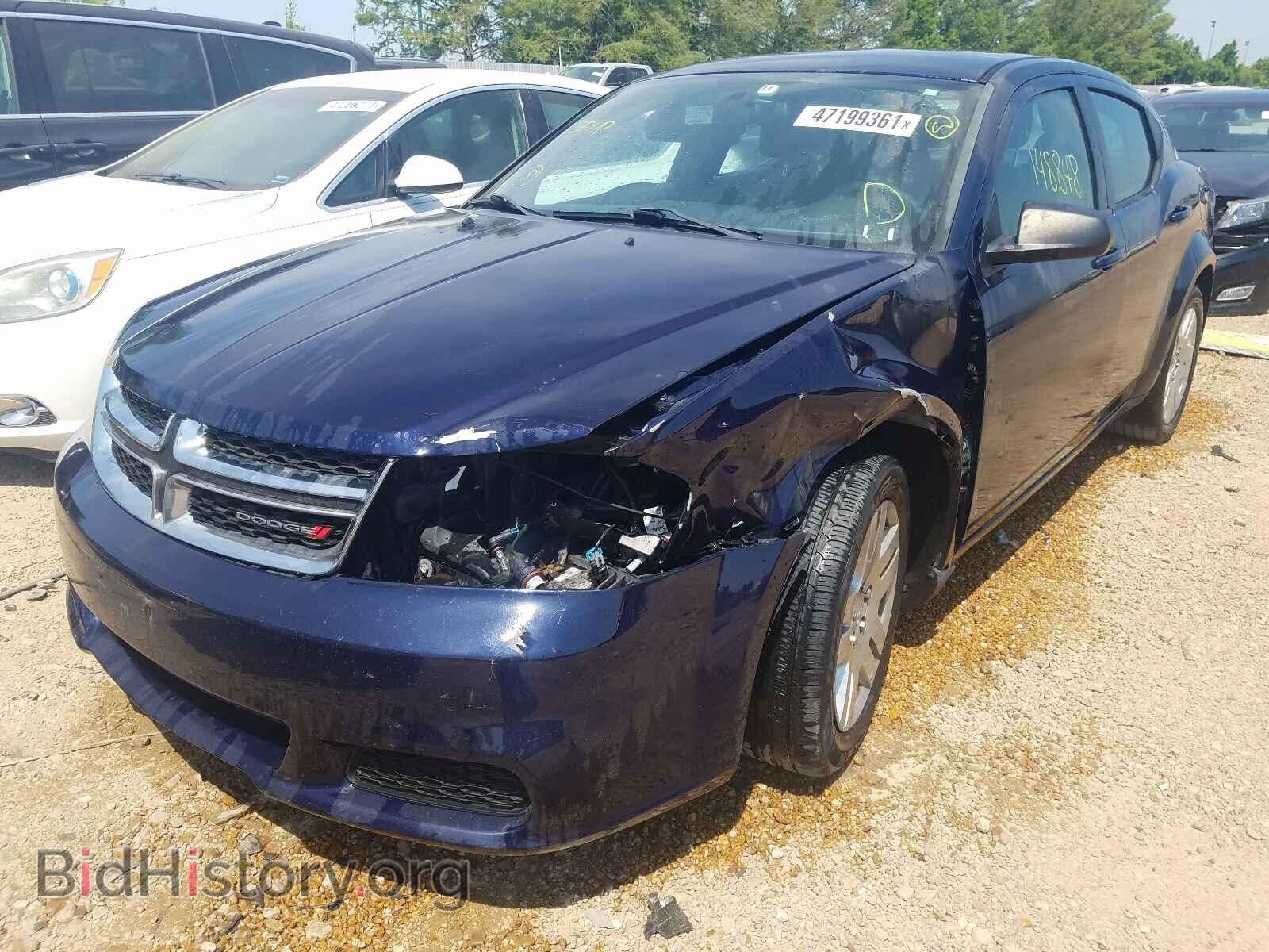 2013 DODGE AVENGER - VIN: 1C3CDZAG5DN749911 - Фото 2