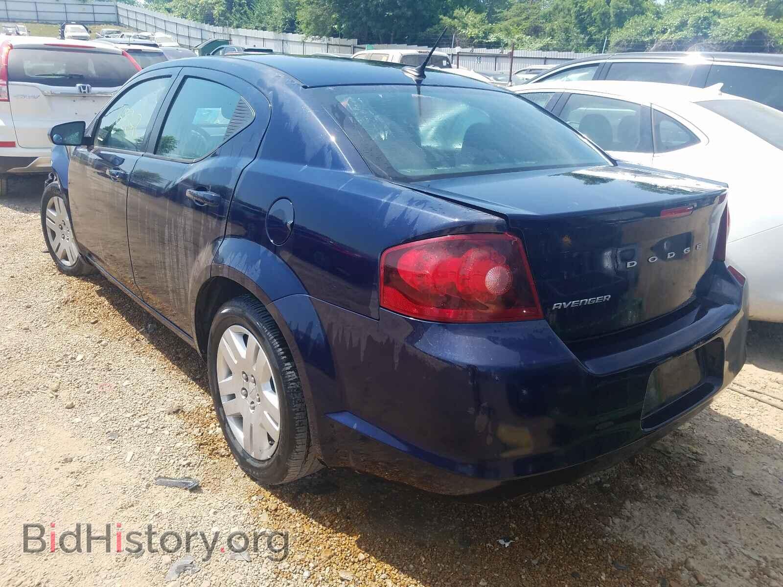 2013 DODGE AVENGER - VIN: 1C3CDZAG5DN749911 - Фото 3