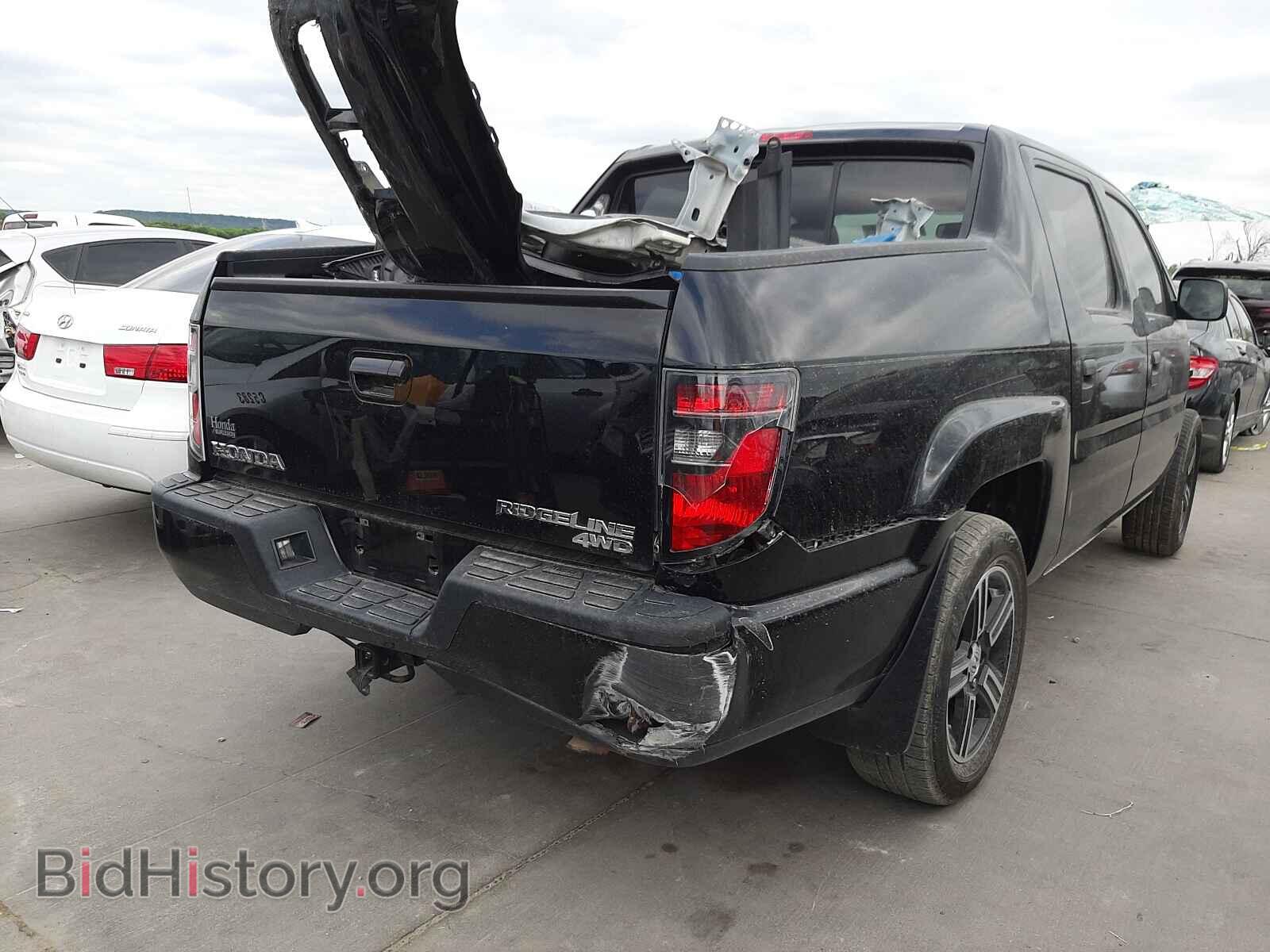 2014 HONDA RIDGELINE - VIN: 5FPYK1F7XEB010106 - Фото 4
