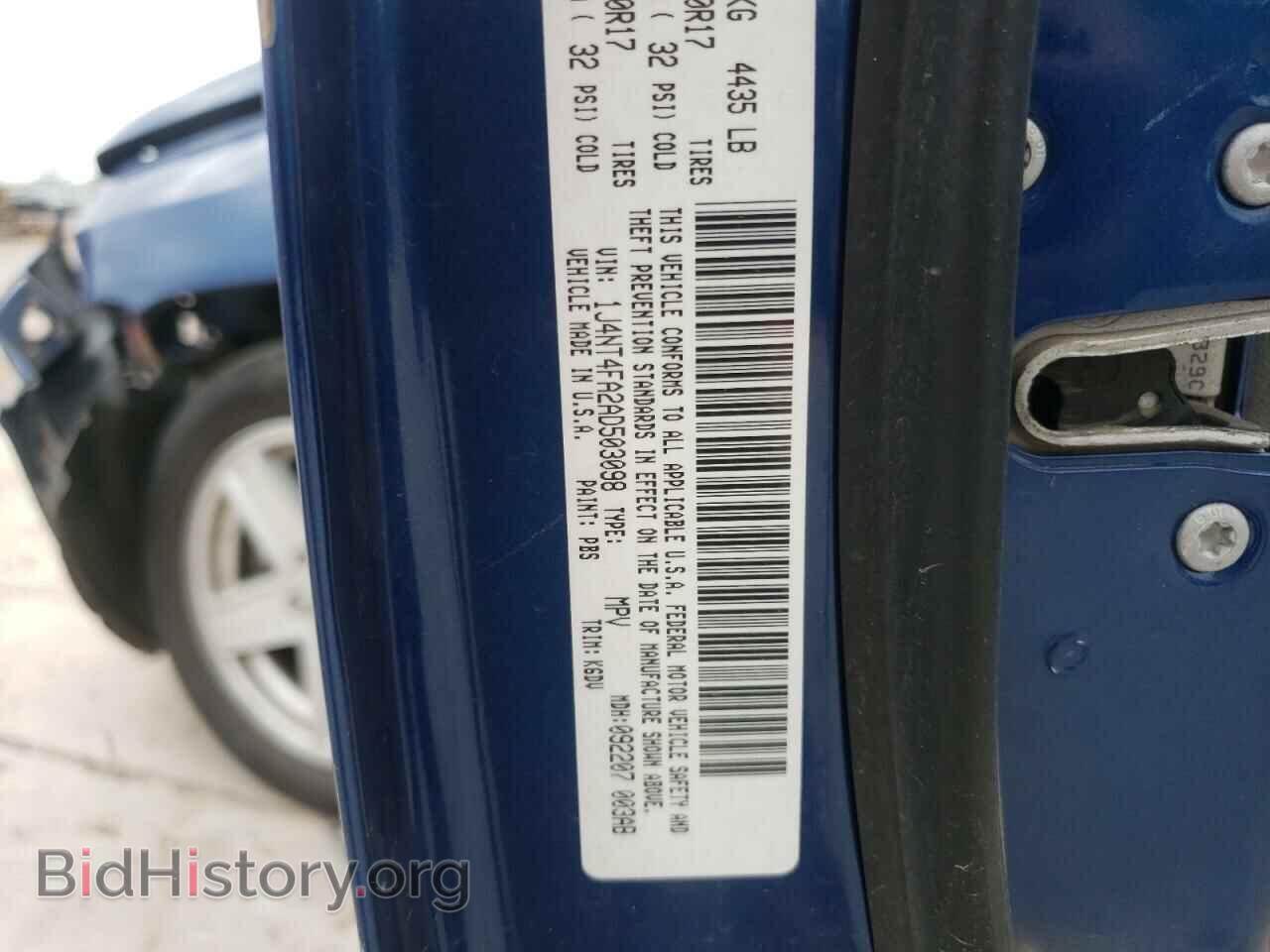 2010 JEEP COMPASS - VIN: 1J4NT4FA2AD503098 - Фото 10