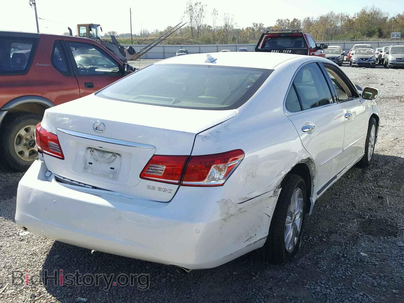 2012 LEXUS ES350 - VIN: JTHBK1EG4C2480940 - Photo 4