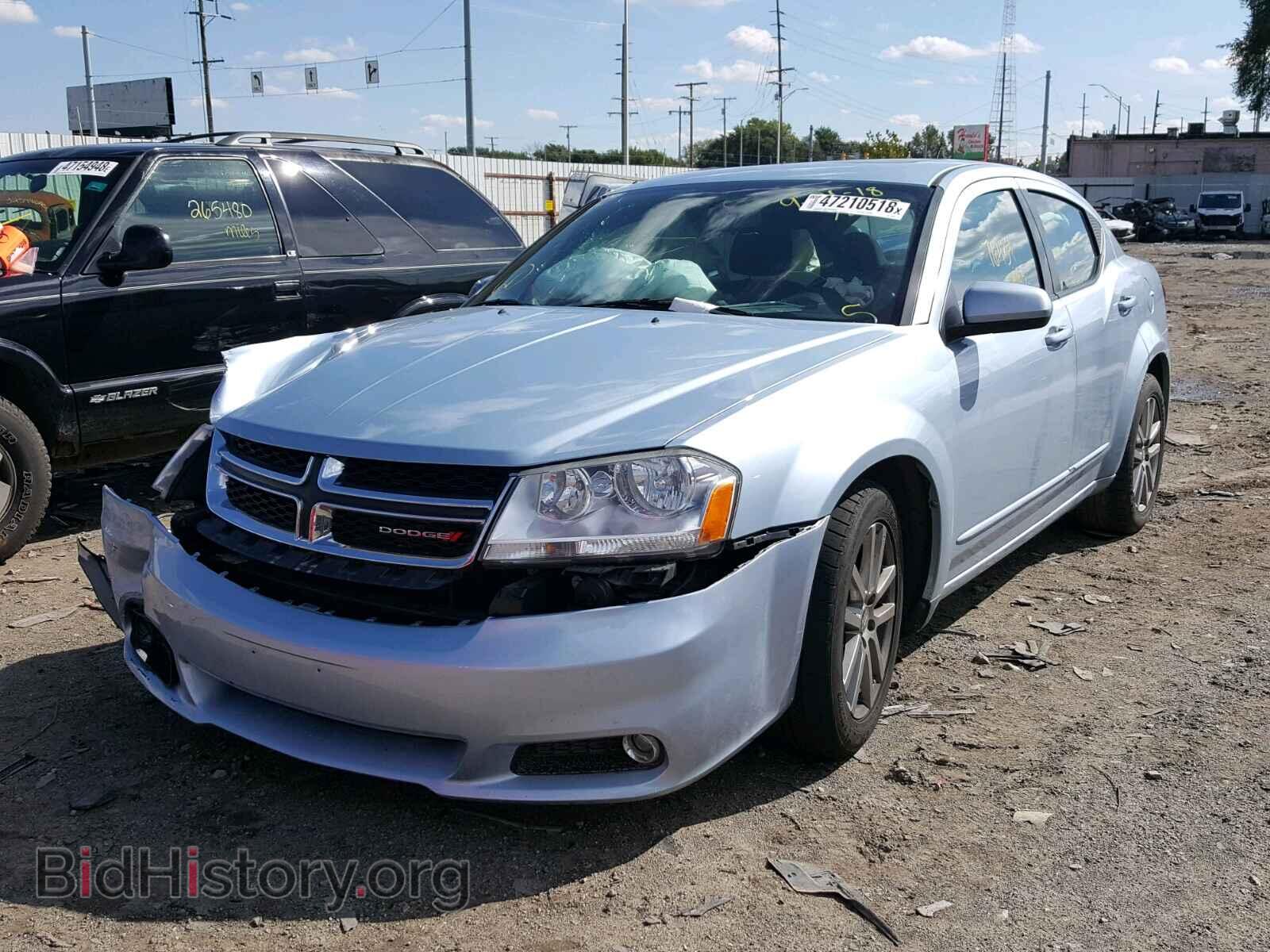 2013 DODGE AVENGER - VIN: 1C3CDZCG3DN740637 - Фото 2