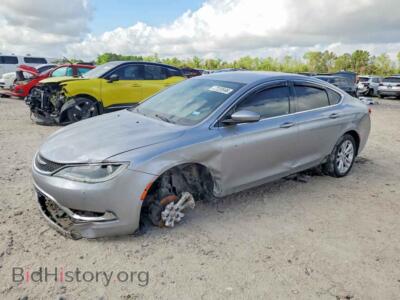 2016 Chrysler 200 Limited, silver — VIN 1C3CCCAB3GN111908, Copart