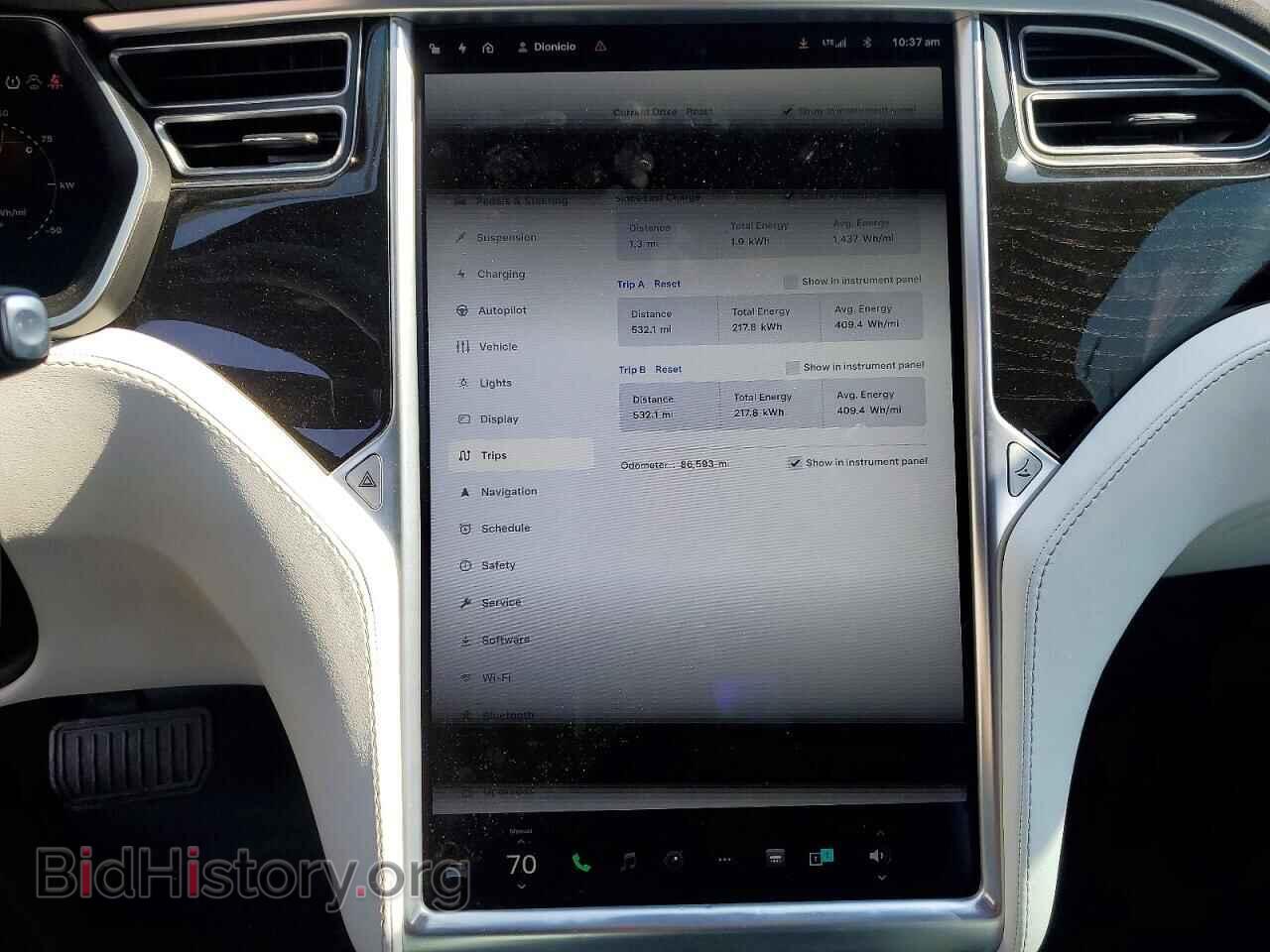 2017 TESLA MODEL S - VIN: 5YJSA1E27HF206113 - Photo 9