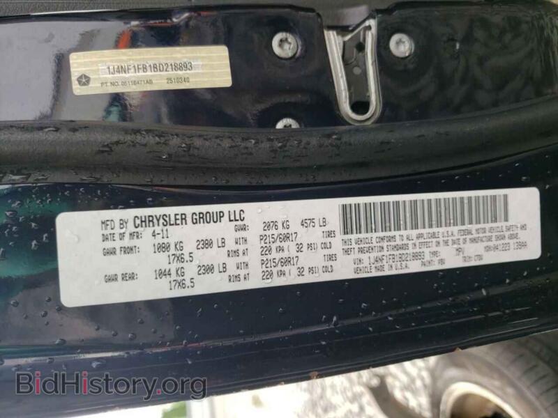 2011 Jeep COMPASS (VIN 1J4NF1FB1BD218893) — photo 10 of 10