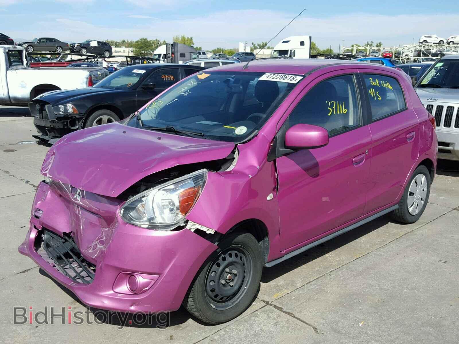 2014 MITSUBISHI MIRAGE - VIN: ML32A3HJ4EH024298 - Фото 2