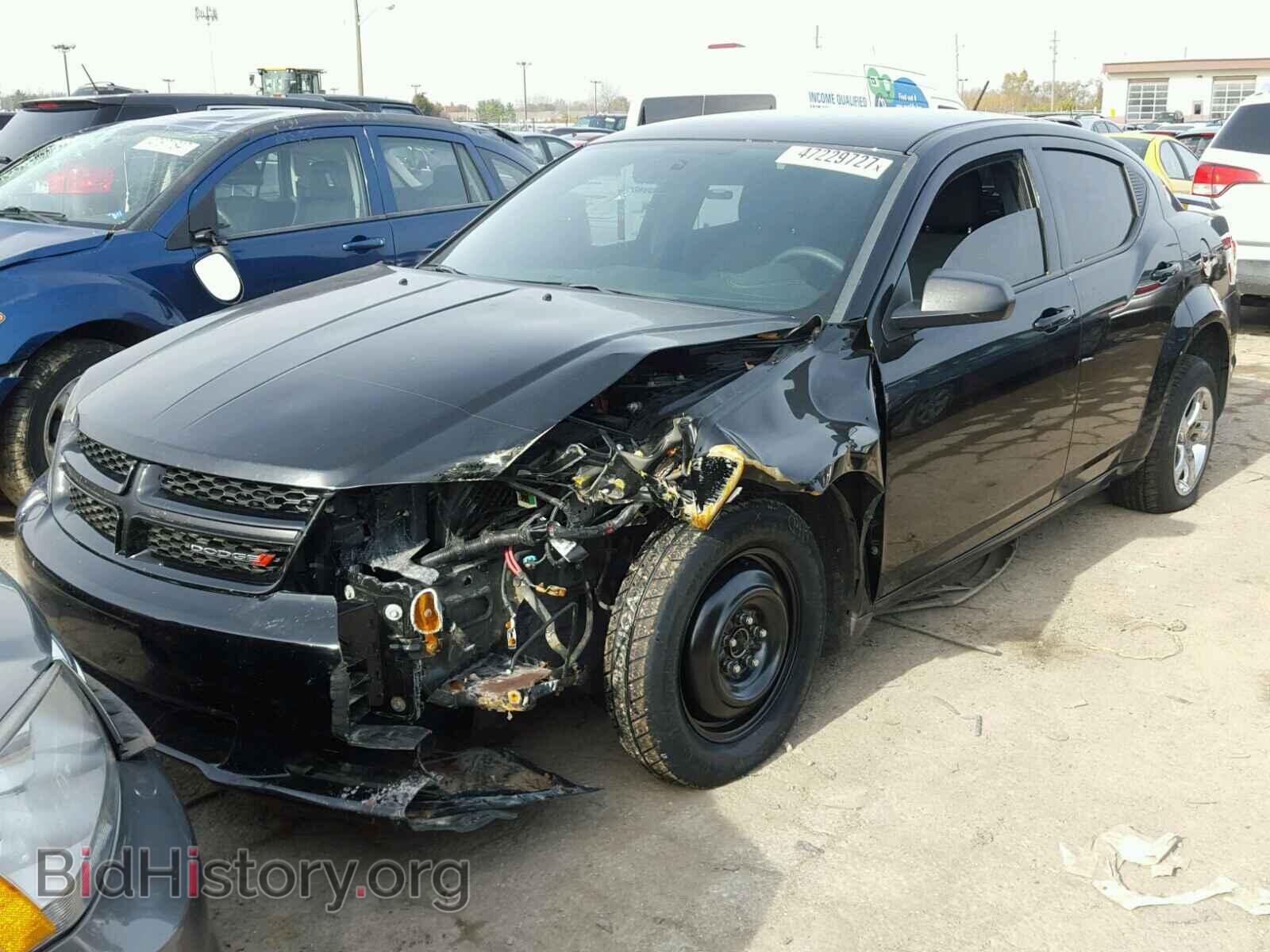 2014 DODGE AVENGER - VIN: 1C3CDZAB1EN227430 - Фото 2