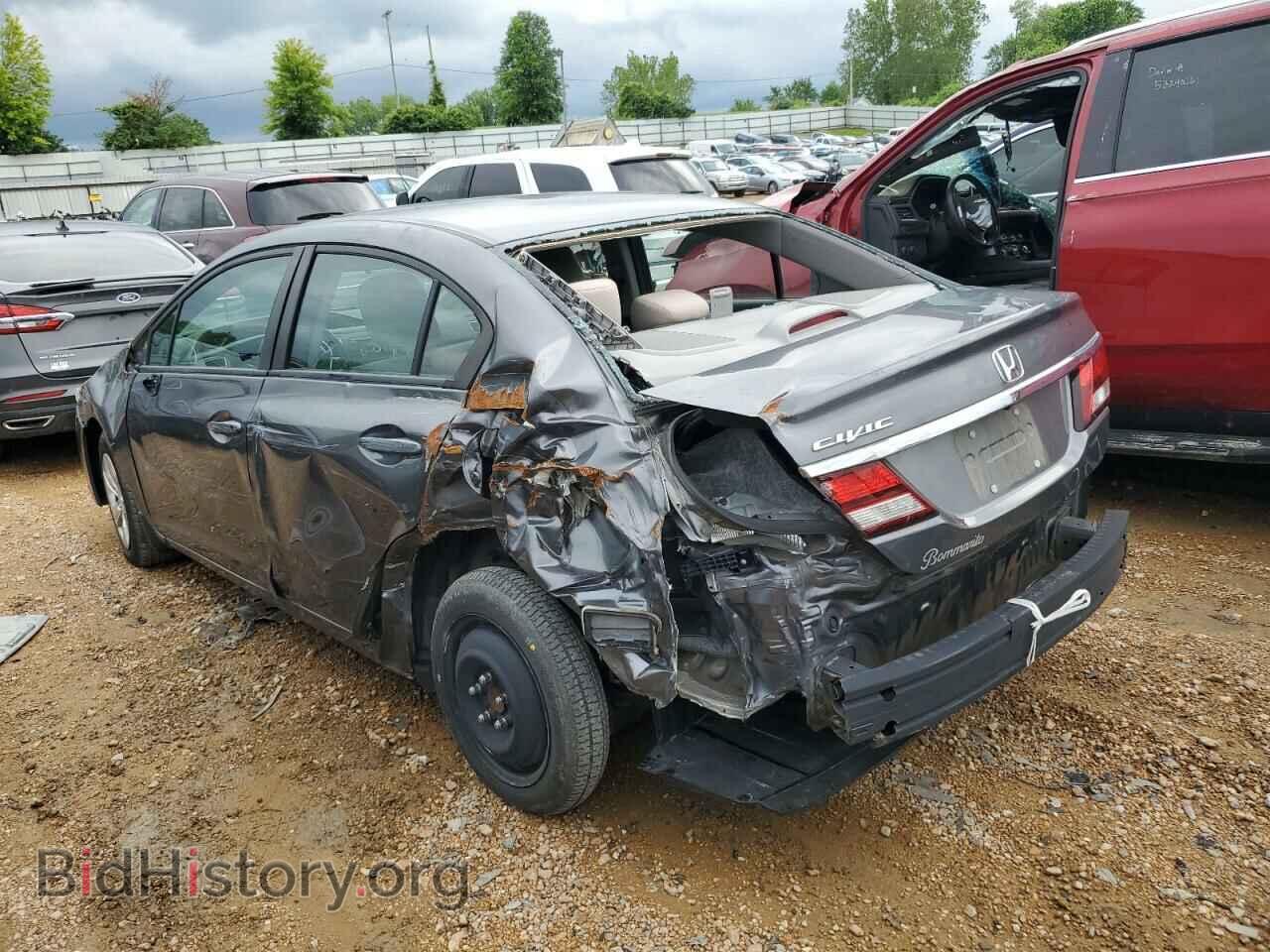 2013 HONDA CIVIC - VIN: 19XFB2F59DE096615 - Фото 2