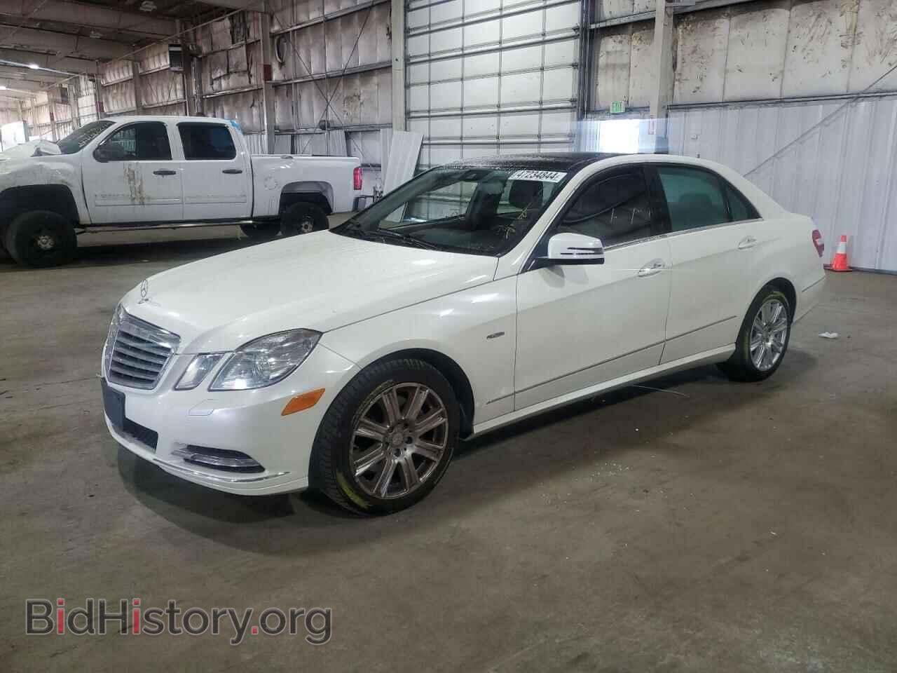 Photo WDDHF8JB0CA654730 - MERCEDES-BENZ E-CLASS 2012