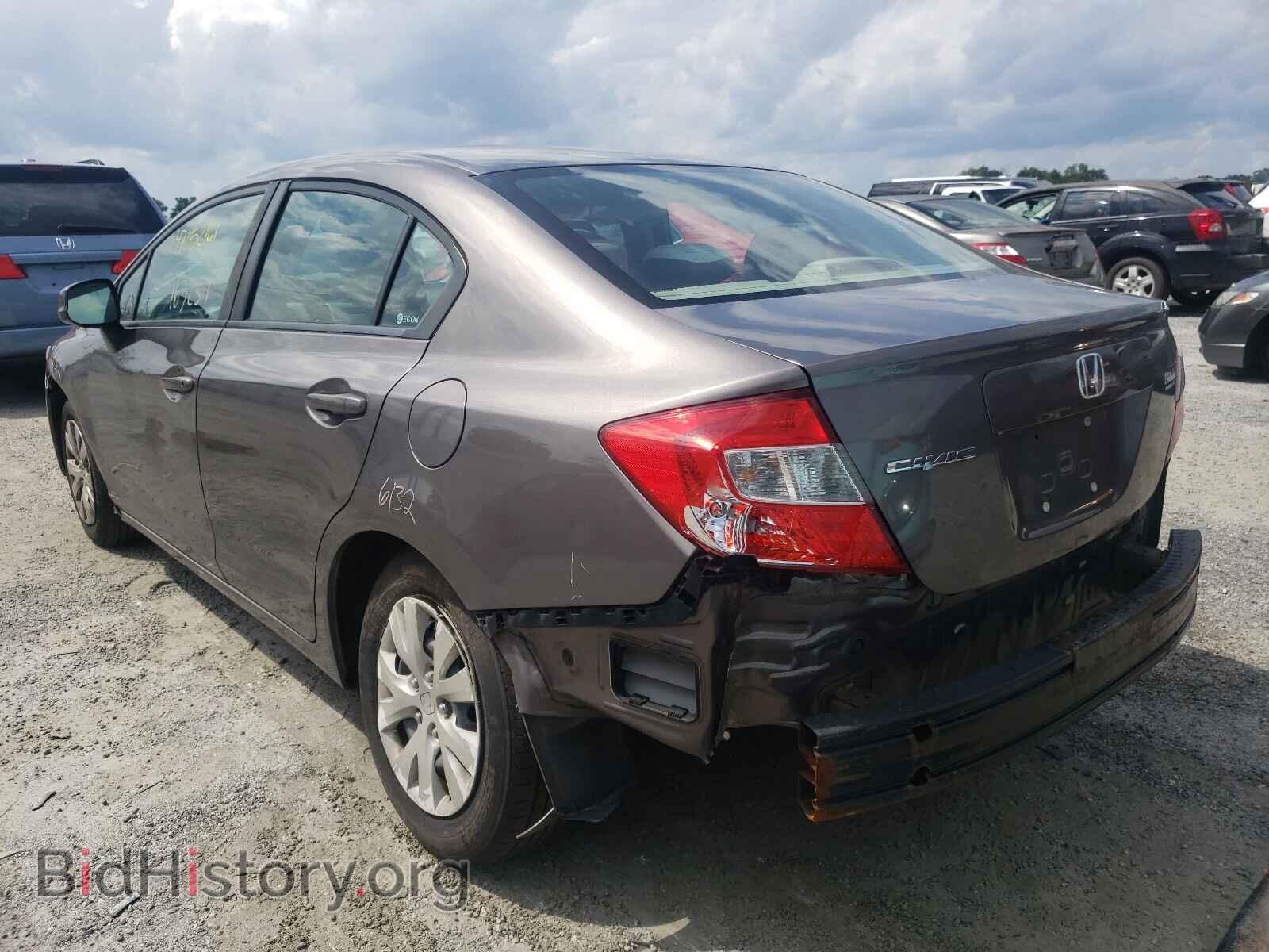 2012 HONDA CIVIC - VIN: 19XFB2F54CE332134 - Фото 3