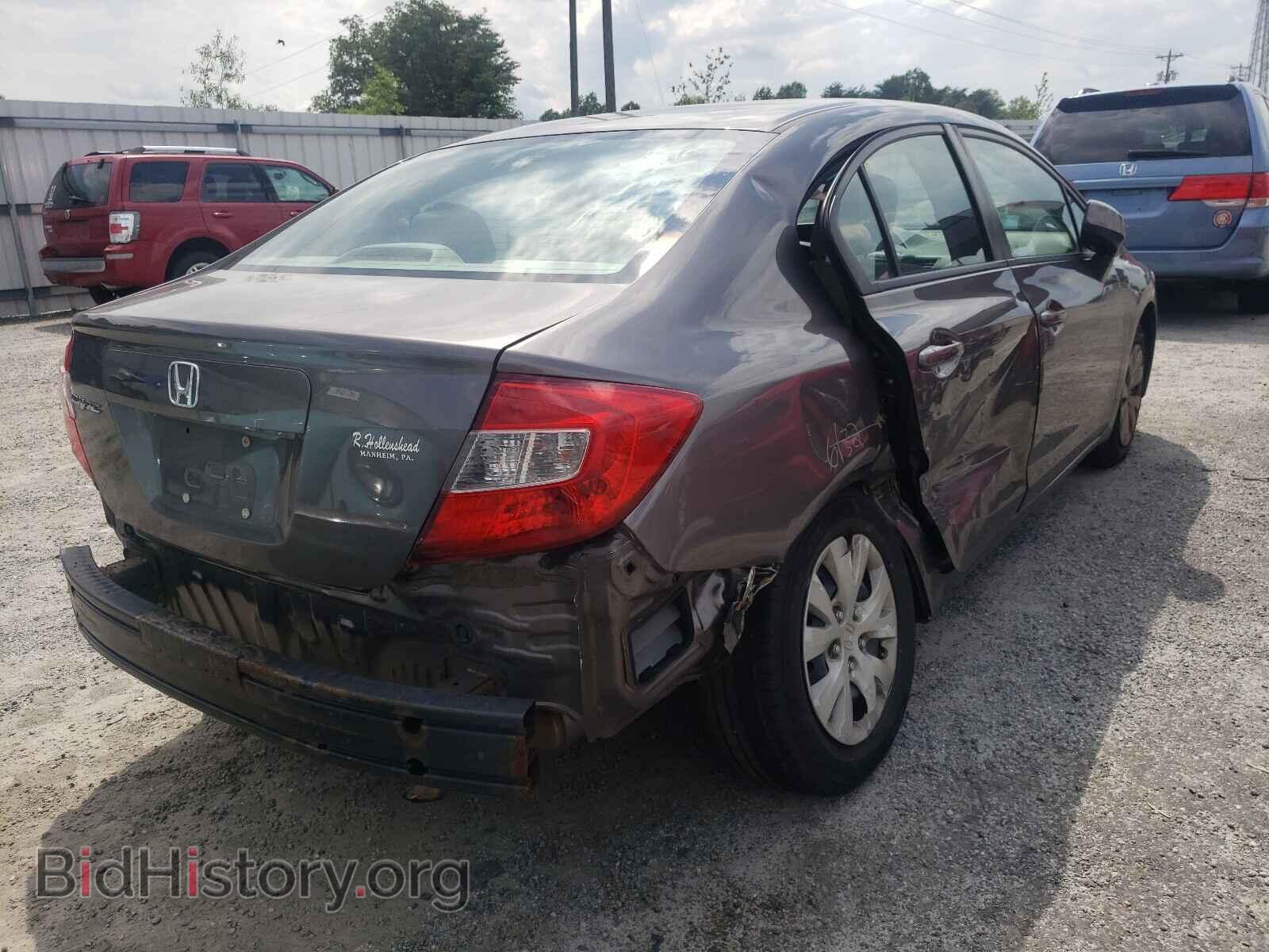 2012 HONDA CIVIC - VIN: 19XFB2F54CE332134 - Фото 4