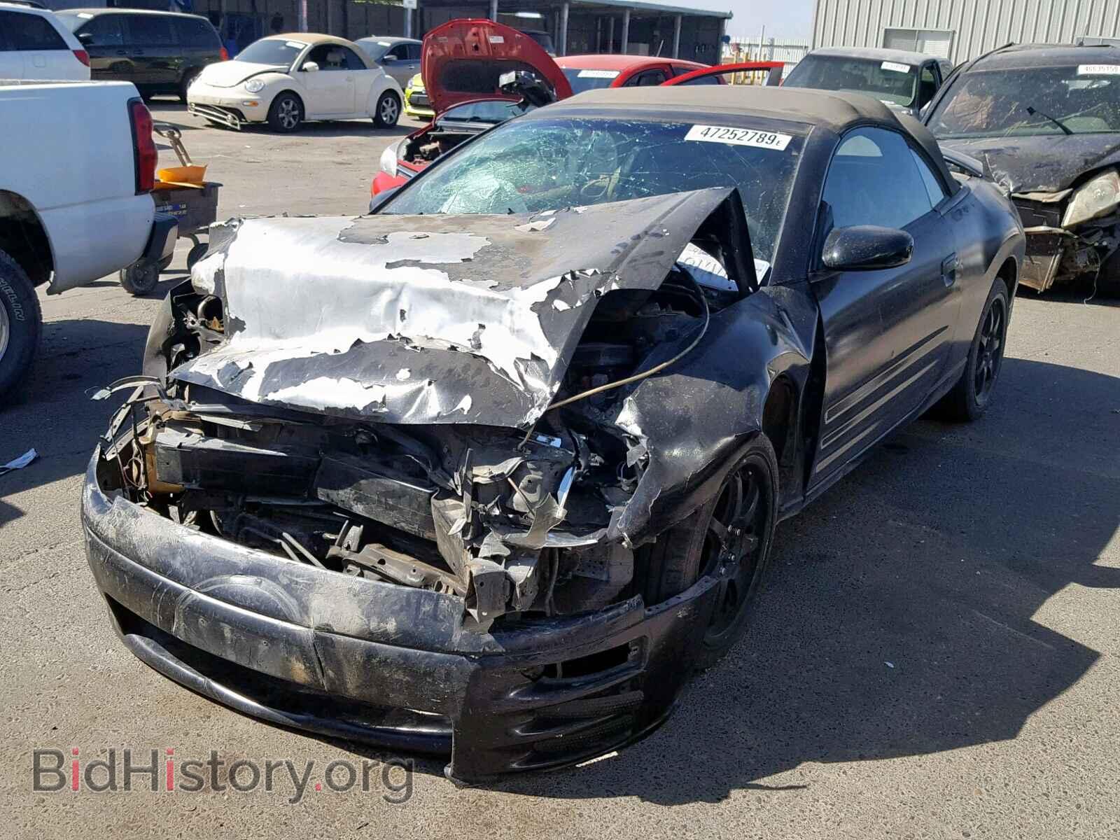 2002 MITSUBISHI ECLIPSE - VIN: 4A3AE45G22E073330 - Фото 2