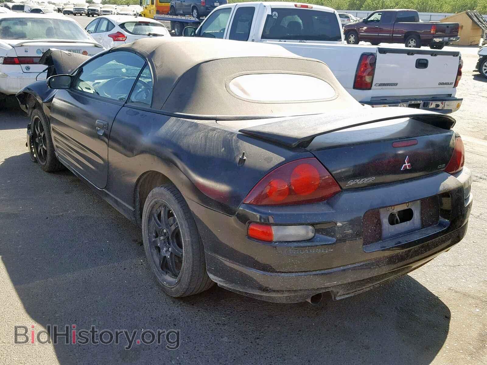 2002 MITSUBISHI ECLIPSE - VIN: 4A3AE45G22E073330 - Фото 3