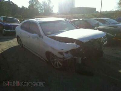 2007 Lexus LS460 LS 460, white — VIN JTHBL46F775020048, Copart