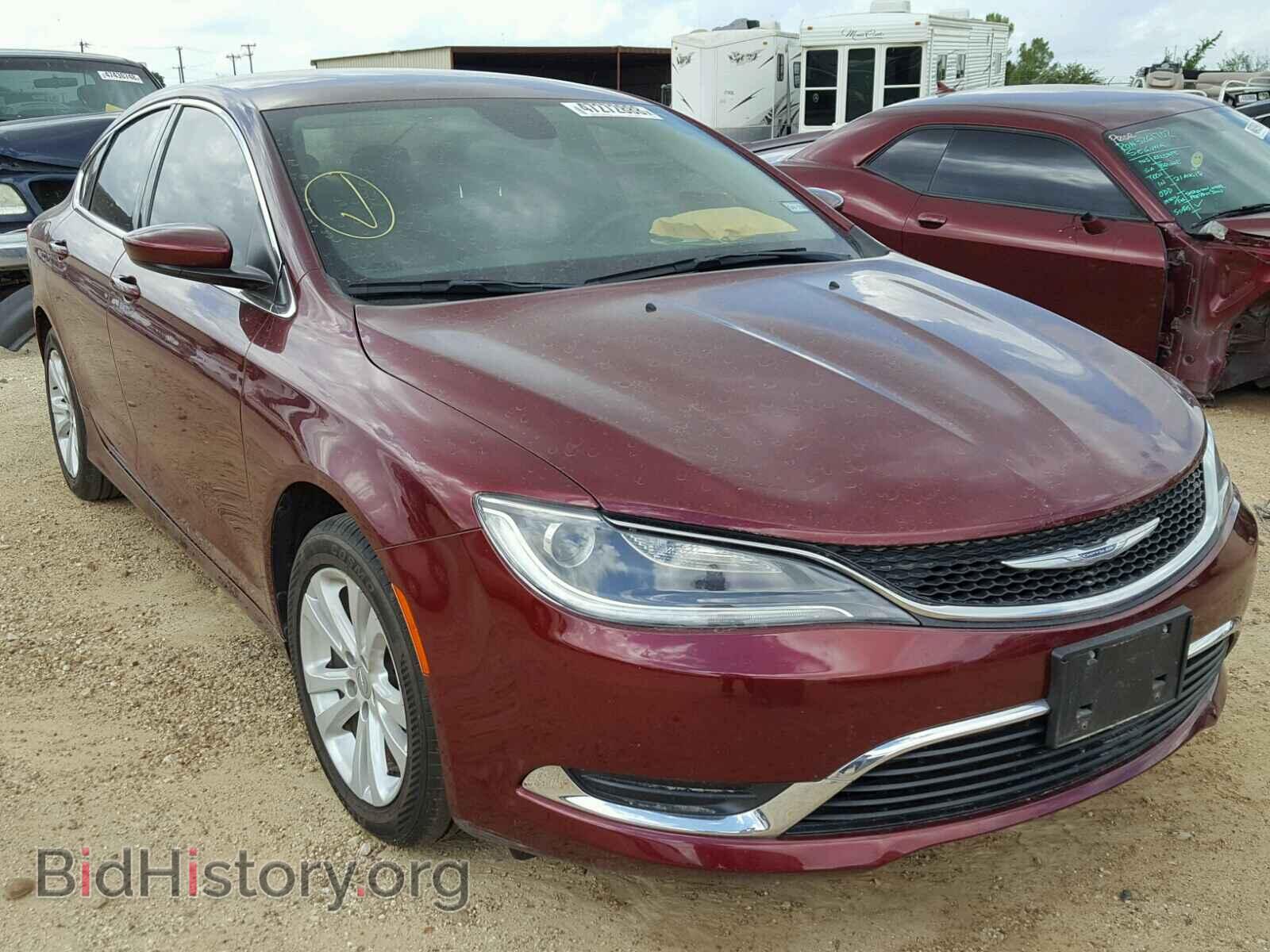 Фотография 1C3CCCABXGN128964 - CHRYSLER 200 2016