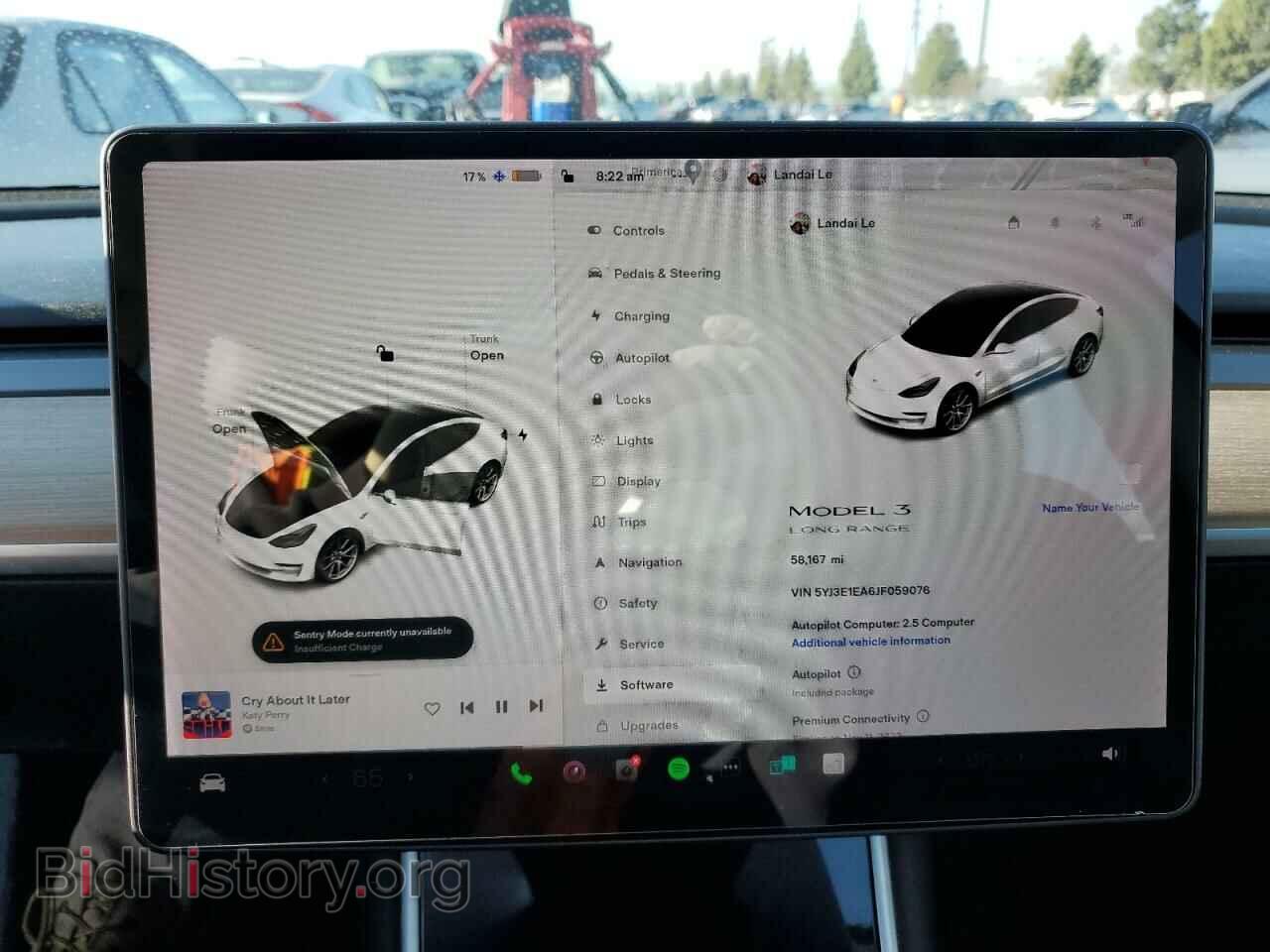 2018 TESLA MODEL 3 - VIN: 5YJ3E1EA6JF059076 - Photo 9