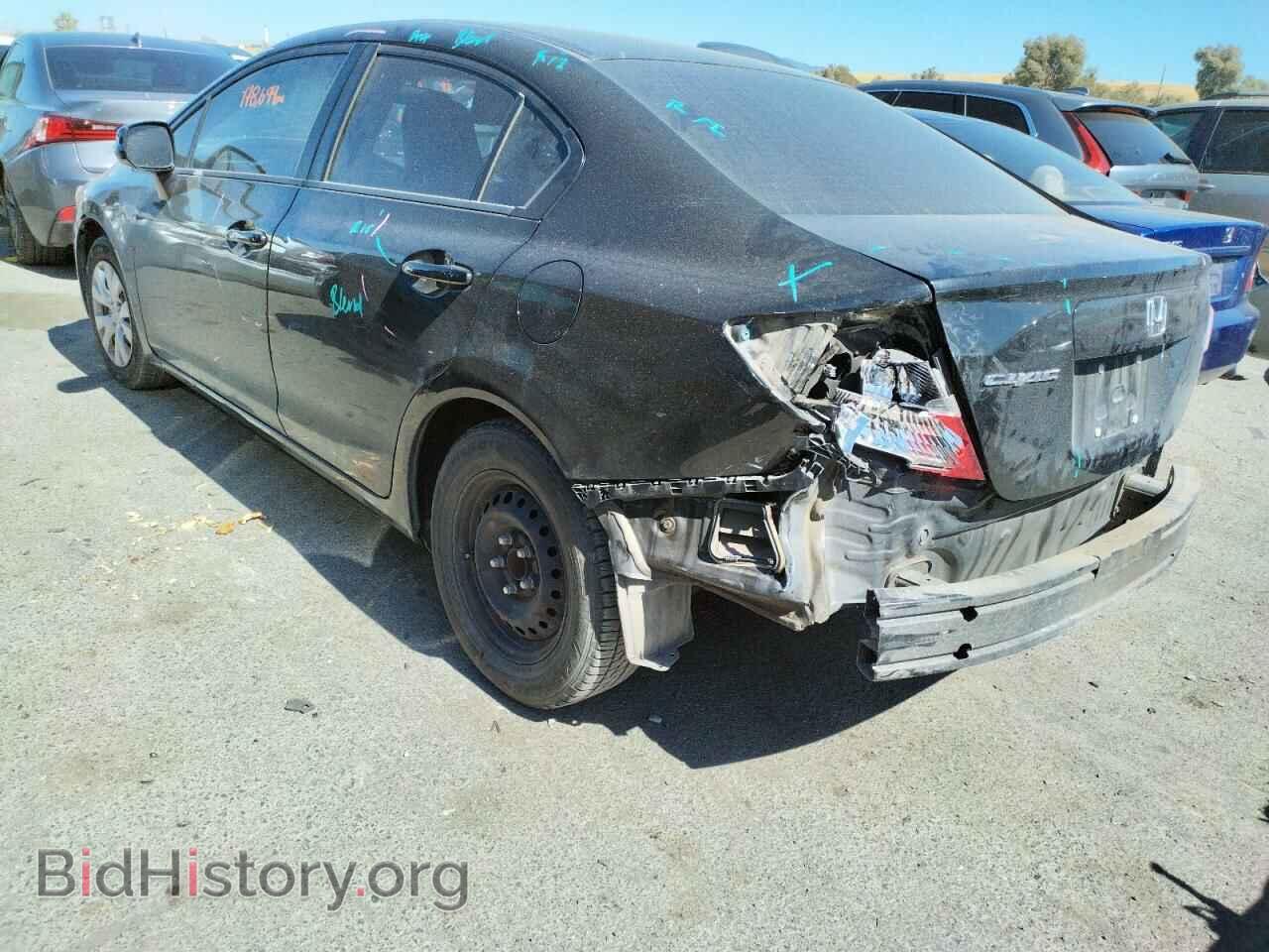 2012 HONDA CIVIC - VIN: 19XFB2F52CE369585 - Фото 3