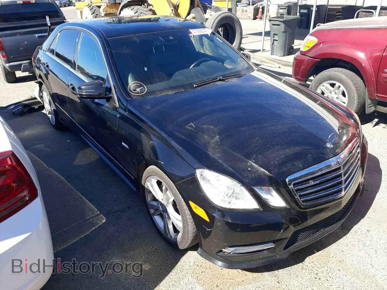 Photo WDDHF5KBXCA571917 - MERCEDES-BENZ E-CLASS 2012