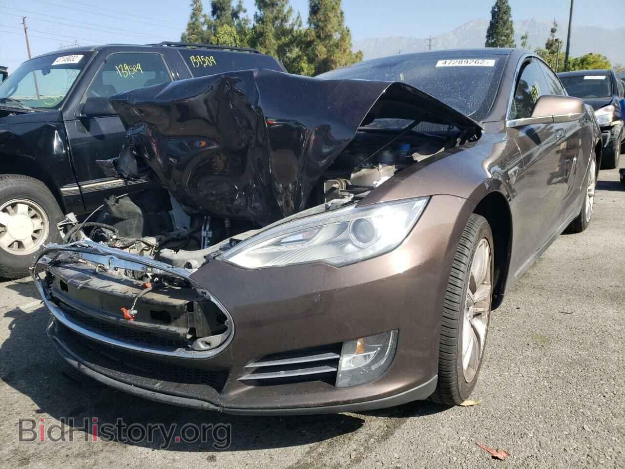 2014 TESLA MODEL S - VIN: 5YJSA1H13EFP44841 - Photo 2