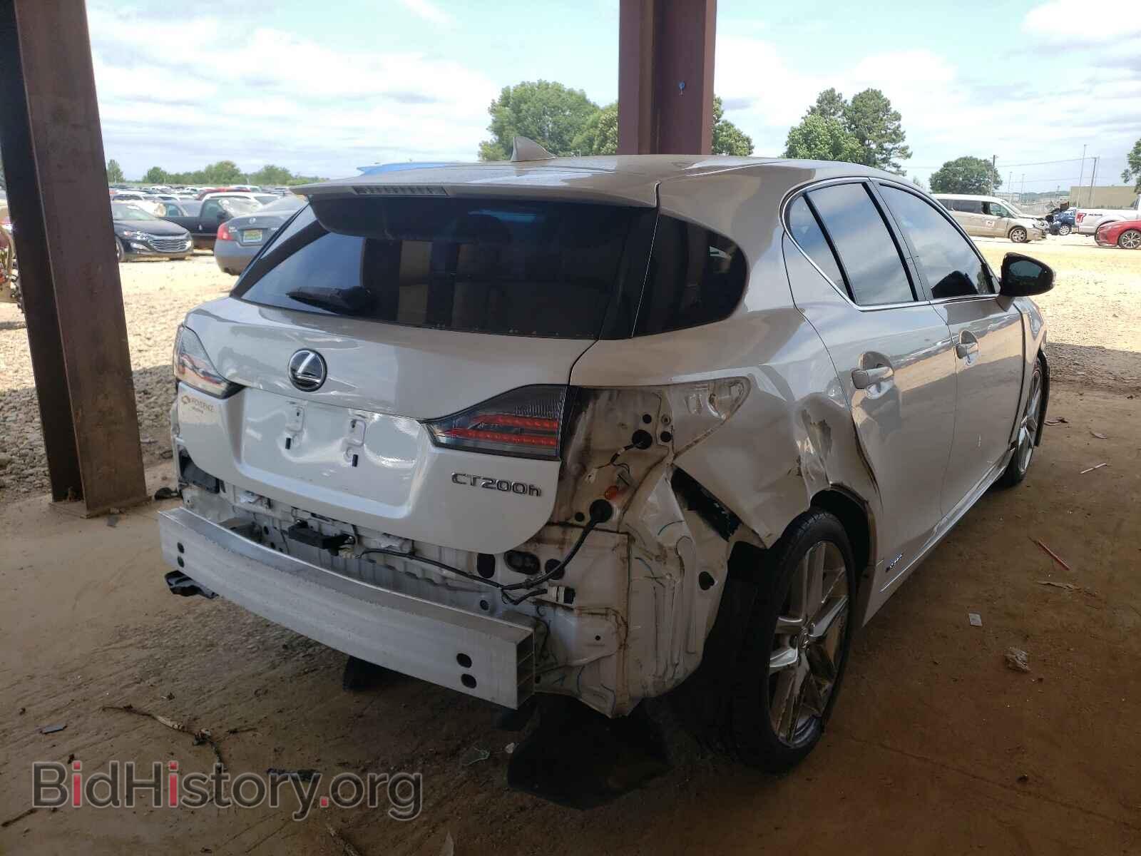 2014 LEXUS CT 200 - VIN: JTHKD5BH1E2208900 - Фото 4