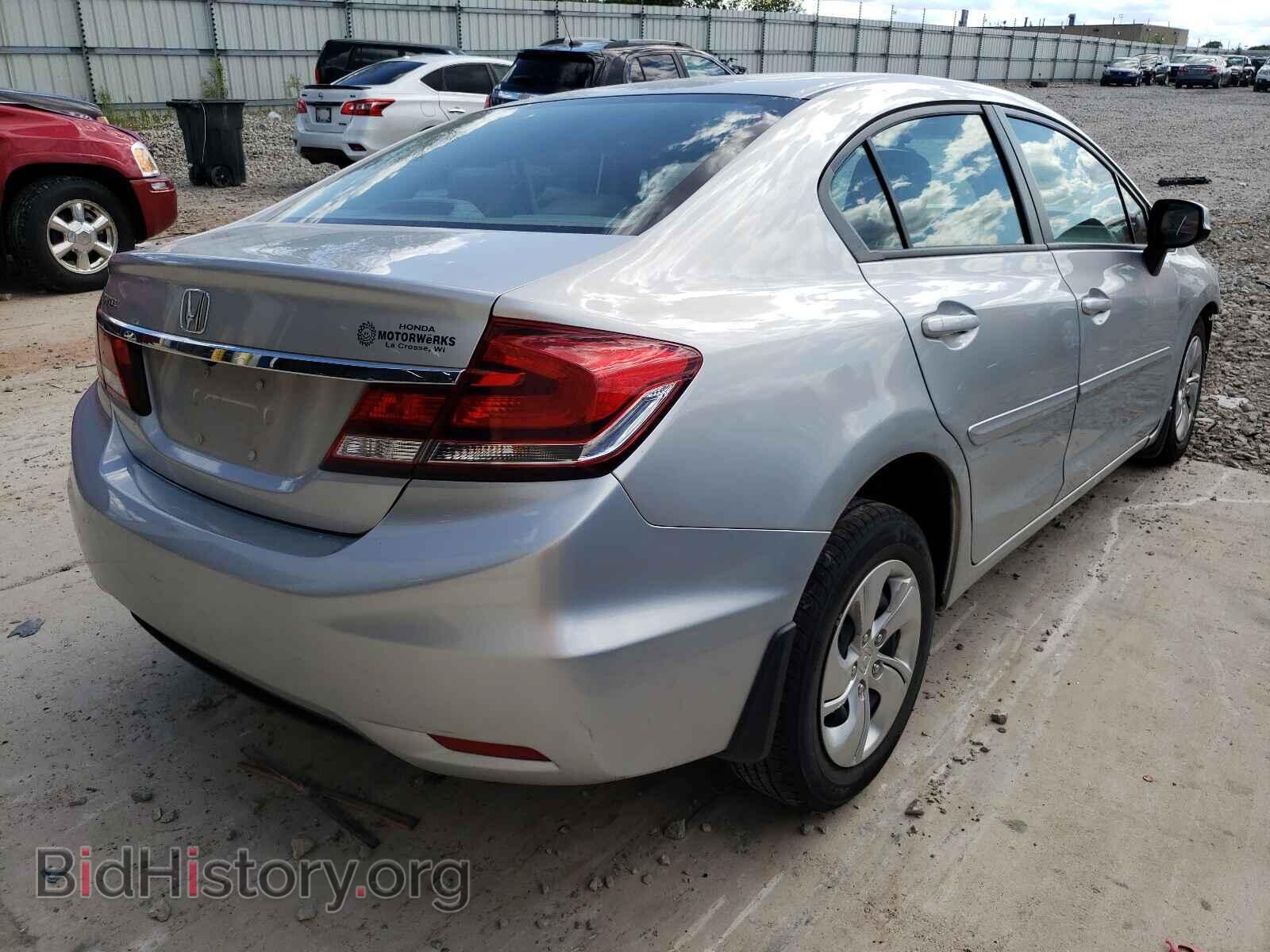 2013 HONDA CIVIC - VIN: 19XFB2F59DE100355 - Фото 4
