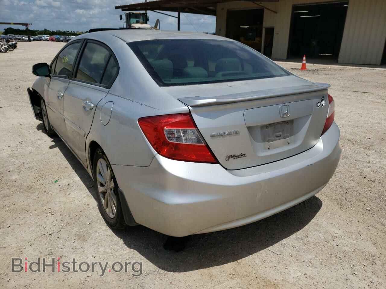 2012 HONDA CIVIC - VIN: 2HGFB2F86CH329655 - Фото 3