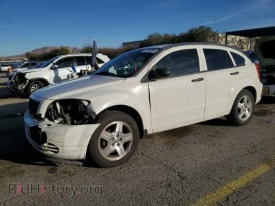 2007 Dodge CALIBER, белый — VIN 1B3HB28B77D545146, Copart