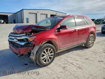 2013 Ford EDGE Limited, красный — VIN 2FMDK3KC2DBC70206, Copart