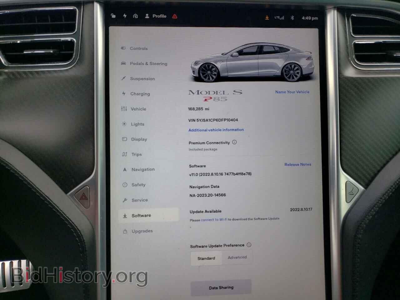 2013 TESLA MODEL S - VIN: 5YJSA1CP6DFP10404 - Фото 9