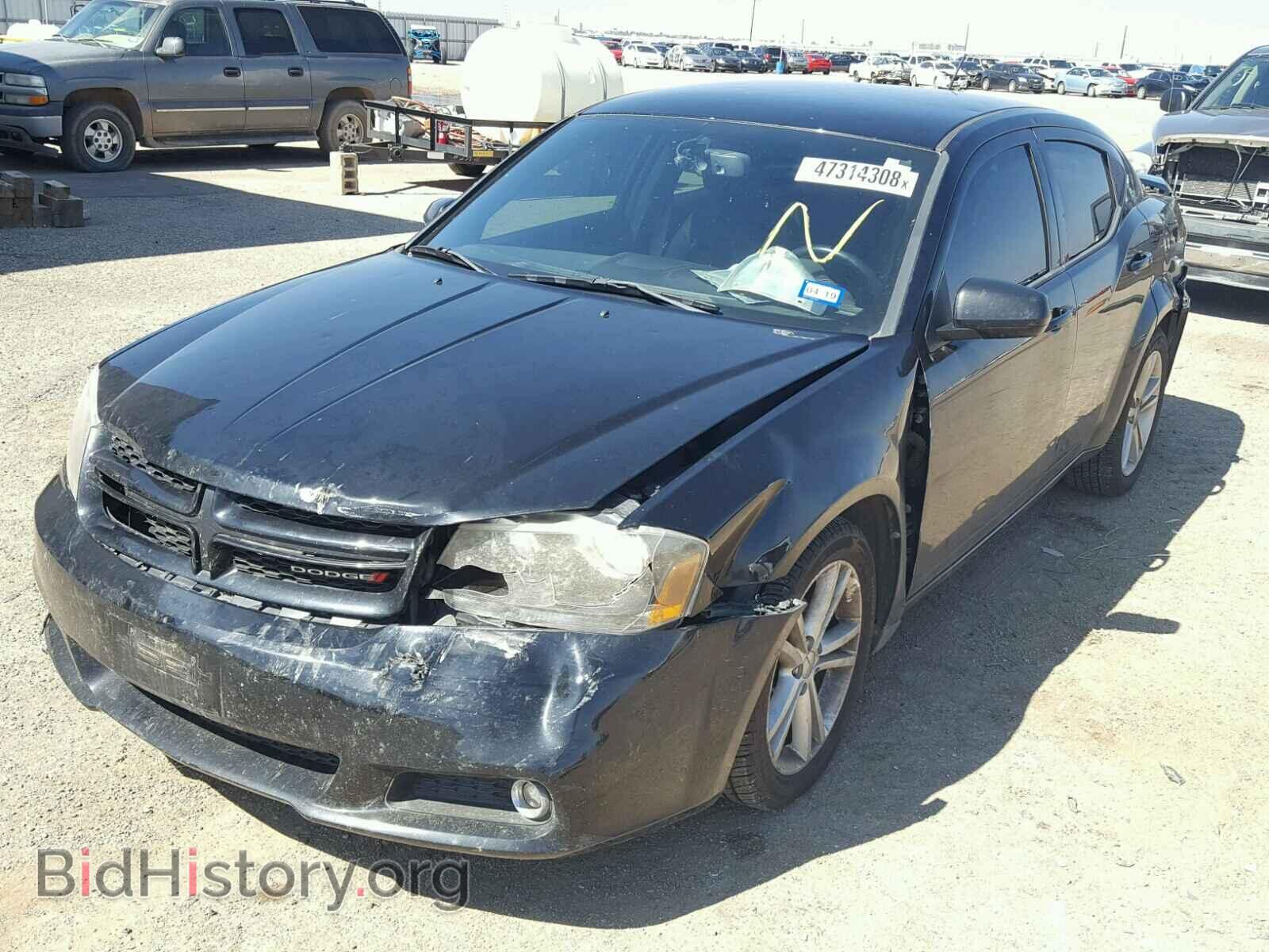 2013 DODGE AVENGER - VIN: 1C3CDZCG4DN654995 - Фото 2