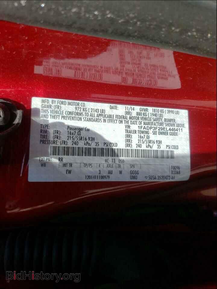 2014 FORD FOCUS - VIN: 1FADP3F29EL446411 - Photo 10