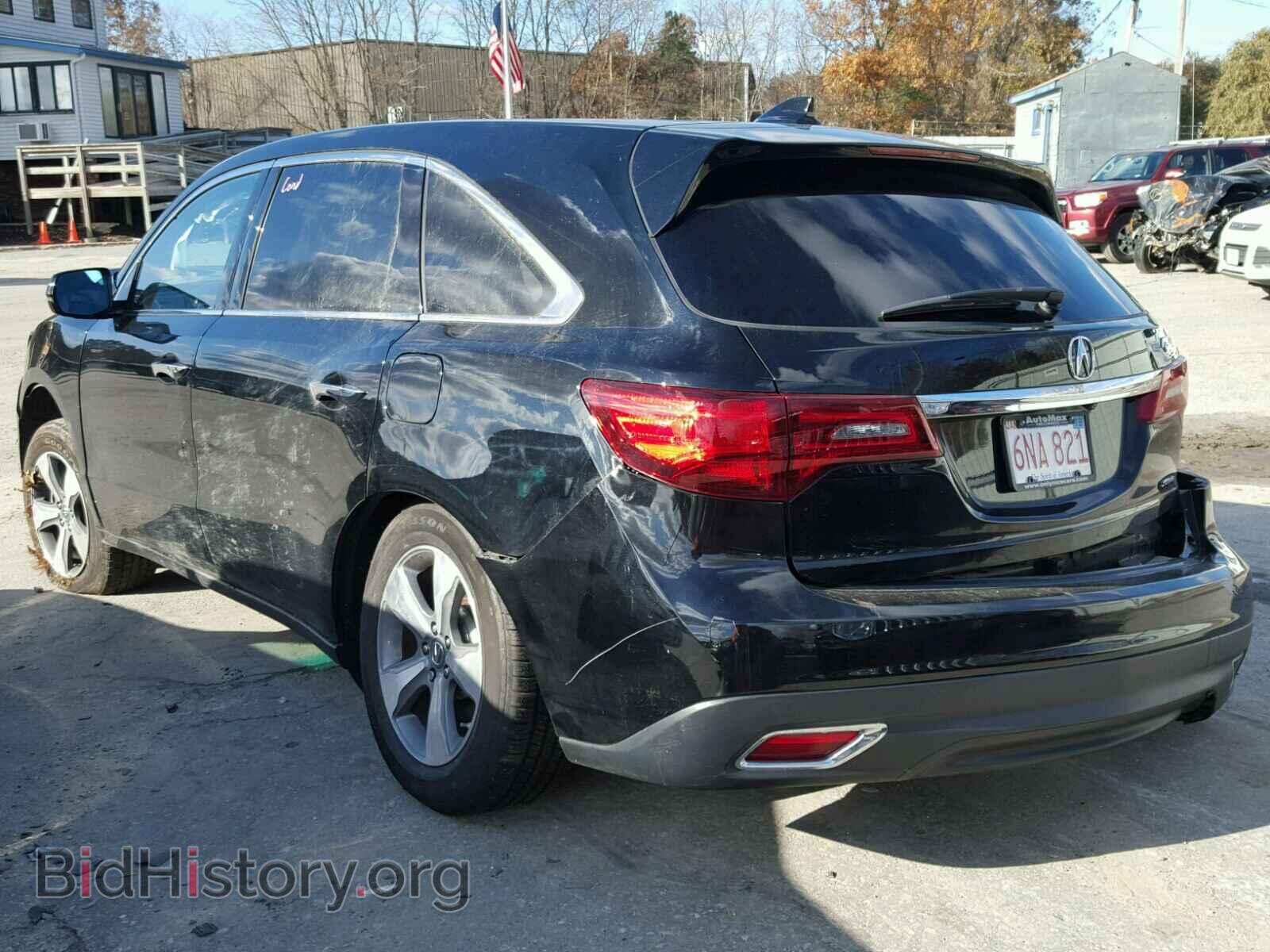 2014 ACURA MDX - VIN: 5FRYD4H21EB033343 - Фото 3