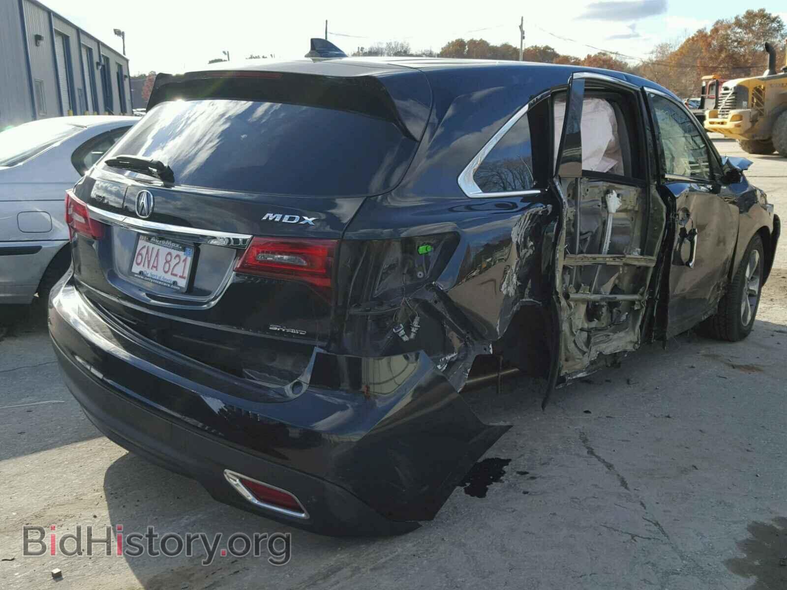 2014 ACURA MDX - VIN: 5FRYD4H21EB033343 - Фото 4