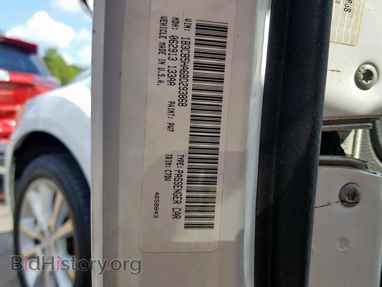 2011 DODGE CALIBER - VIN: 1B3CB5HA6BD293868 - Фото 10