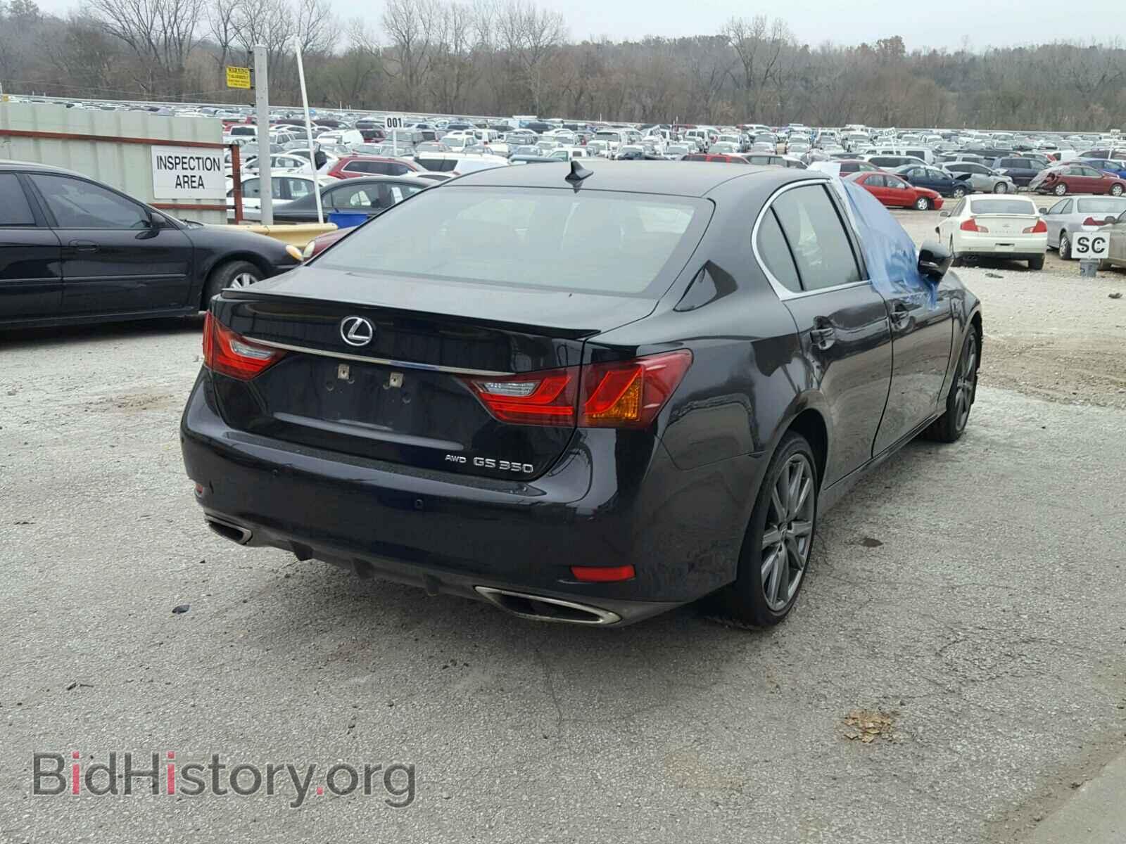 2013 LEXUS GS350 - VIN: JTHCE1BLXD5014183 - Фото 4